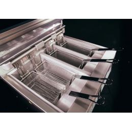 Friteuse électrique haut rendement 3 x 18 l - 42 kw