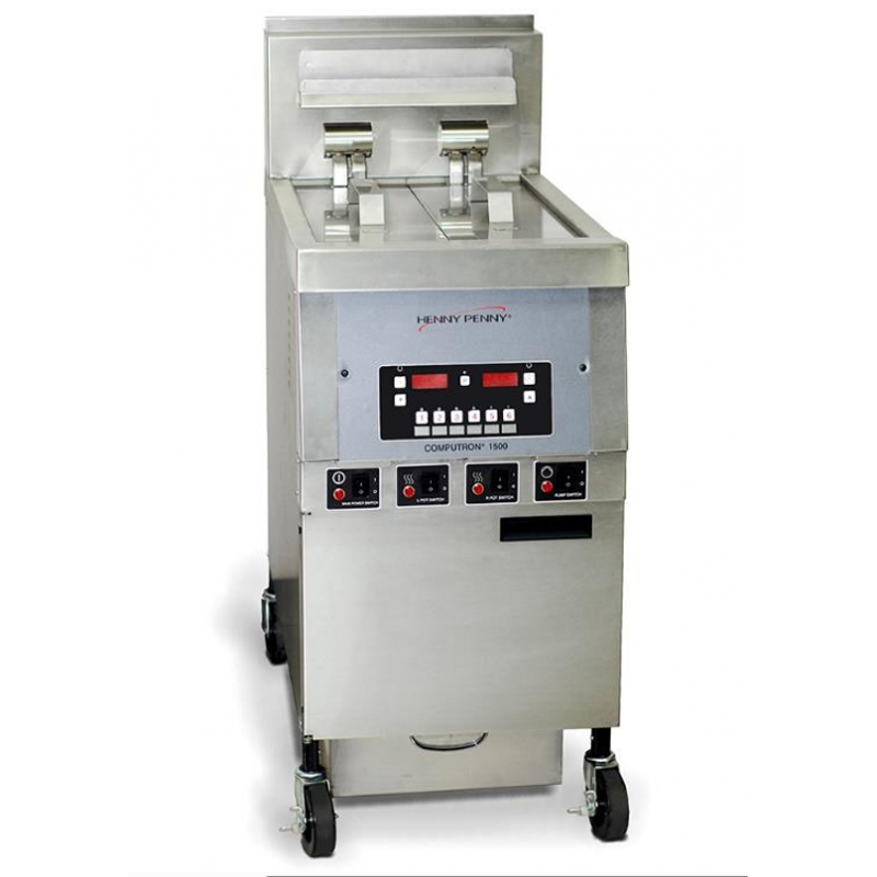 Friteuse électrique haut rendement 1 cuve split sans filtration - 2 x 13 l - 14 kw Friteuse électrique haut rendement 1 cuve split sans filtration - 2 x 13 l - 14 kw
