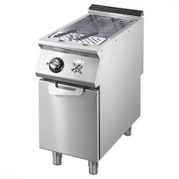 Cuiseur à pâtes GAZ ou électrique, 1 bac gn 2/3, capacité 1x 26 litres, résistances fixes