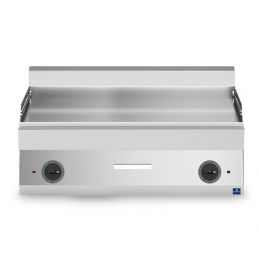 Plaque à snacker électrique de table avec plaque chromée lisse - 996x520 mm