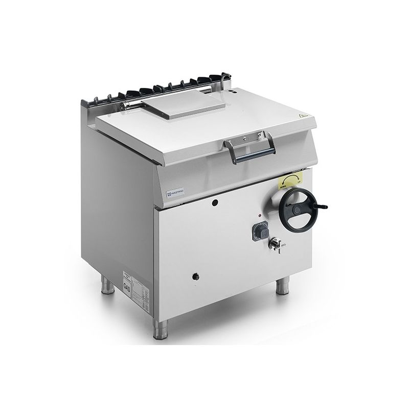 Sauteuse basculante gaz, capacité 60 litres, cuve en inox Sauteuse basculante gaz, capacité 60 litres, cuve en inox