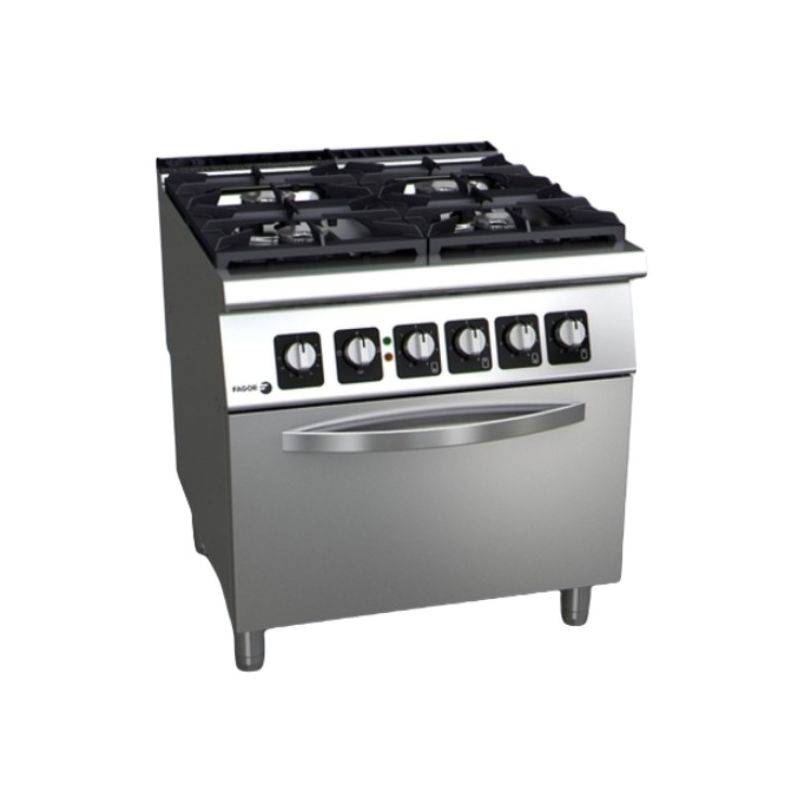 Cuisinière à gaz Fagor 4 feux avec four électrique C-GE741 Cuisinière à gaz Fagor 4 feux avec four électrique C-GE741