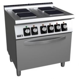 Fourneau électrique avec 4...