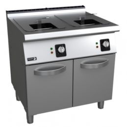 Friteuse à gaz 2x15 litres, à poser, F-G7215