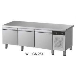 Meuble support réfrigéré avec tiroirs 3x GN 2/3 Fagor CCP7-3G W