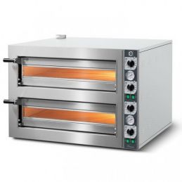Tiziano, four électrique, 2x 4 pizzas Ø20 cm - Cuppone