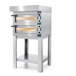 Tiziano, four électrique, 2x 4 pizzas Ø20 cm - Cuppone