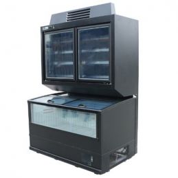 Module GMS – MINI MARKET - froid négatif - 2 portes (CQSUP15-2), afi