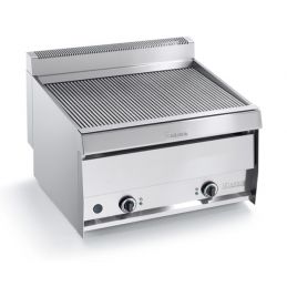 Grill électrique professionnel manuel - 2 zones de cuisson - triphasé