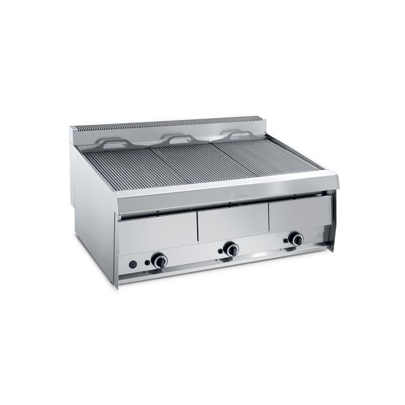 Grill à gaz professionnel manuel - 3 zones de cuisson