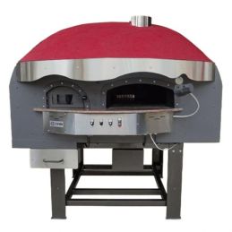 Four rotatif à bois pour pizzas, revêtement en silicone