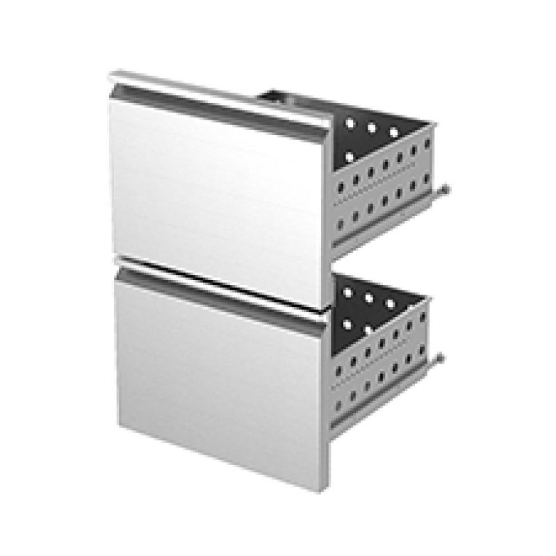 Kit bloc tiroirs (2/5+3/5) inox x KBR…