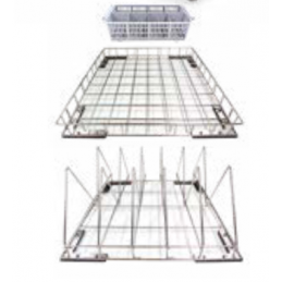 Lave batterie avec pompe de vidange panier 600x670 mm hauteur max 850 mm