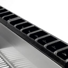 Fry-Top PLR-60N Gaz Plaque semi rainurée Euro-Snack - MAINHO