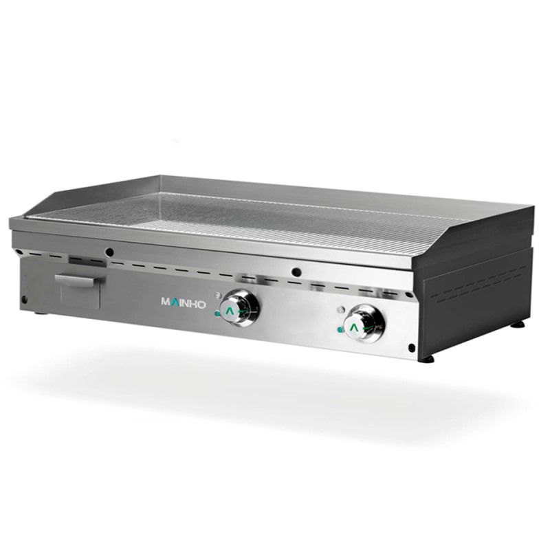 Fry-top Plancha rainuré FCRRE-120 électrique 400V Full-Crom Mainho