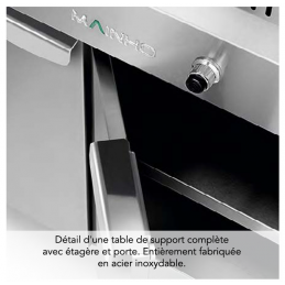 Etagère pour table Inox Surbaisse MFTP-90 MAINHO