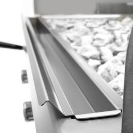 Barbecue en pierre volcanique – Grille en acier inoxydable – Bras-Grill - MAINHO