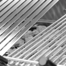 Barbecue en pierre volcanique – Grille en acier inoxydable – Bras-Grill - MAINHO