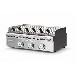 Grill Barbecue Gaz modulaire en inox ELBI-93GN ECO-LINE 3 feux 19.5 Kw - MAINHO