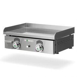 Plancha électrique rainurée NSRREM-60N en acier Rectifié 15 mm série NOVO SNACK - MAINHO