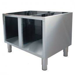 Soubassement ouvert en acier inox AISI 304