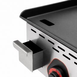 Plancha électrique en Chrome dur - Fer bruni noir - (ECOEM-CD-UNI PV) -230V - MAINHO