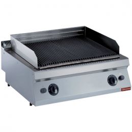 Grill pierre de lave gaz, grille en fonte 1 mod. -TOP-