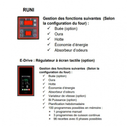 Four ventilé électrique 10 plaques 400x600mm