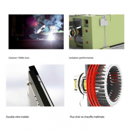 Four ventilé électrique 10 niveaux 400x800 mm Eurofours