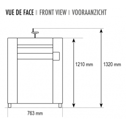 Trancheuse à pain horizontale Sinmag