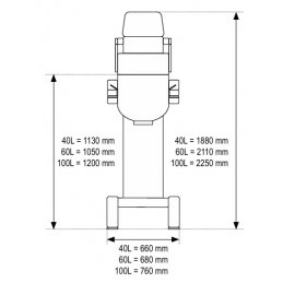 Batteur-mélangeur digital COMFO 40 litres - Sinmag