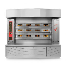 Four à sole maçonné à vapeur 4 chambres 12 bouches, continental forni