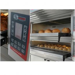 Four à sole électrique modulaire 2 plaques 600x400 avec hauteur bouche 180 mm TEOREMA POLIS ZANOLLI