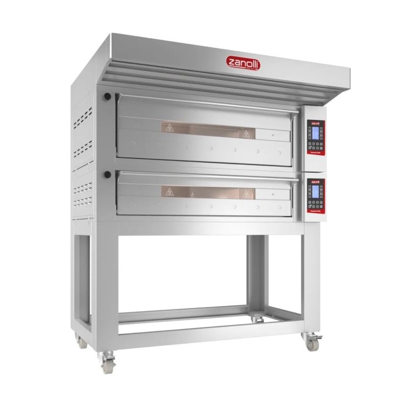 Four électrique 9 pizzas 6 plateaux 400x600 ZANOLLI
