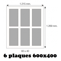 Four à sole modulaire 6 plaques 600 x 400mm, ED salva