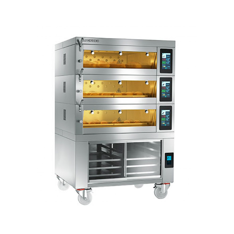 Four modulaire à soles électrique 3 chambres 6 bouches LOGIUDICE