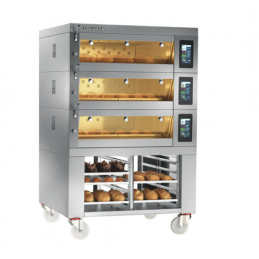 Four modulaire à soles électrique 3 chambres 6 bouches LOGIUDICE