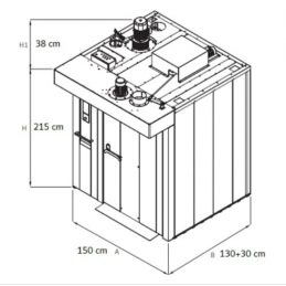 Four rotatif électrique STREAM 46x66 ou 46x76 LOGIUDICE