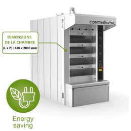 Four à sole électrique 4 Bouches 82x200 ELECTRO, continental forni