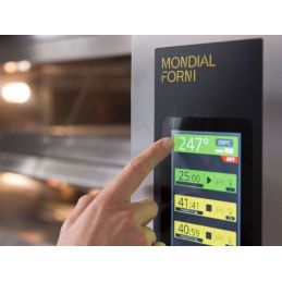 Four à sole électrique 4 étages 4 bouches mondial forni