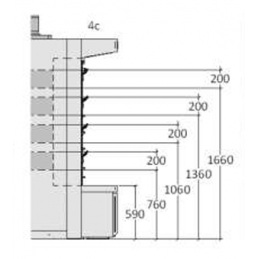 Four boulangerie électrique 8 bouches REAL FORNI