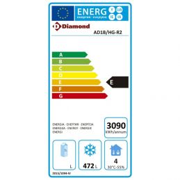 Armoire de congélation négative ventilée 700 L