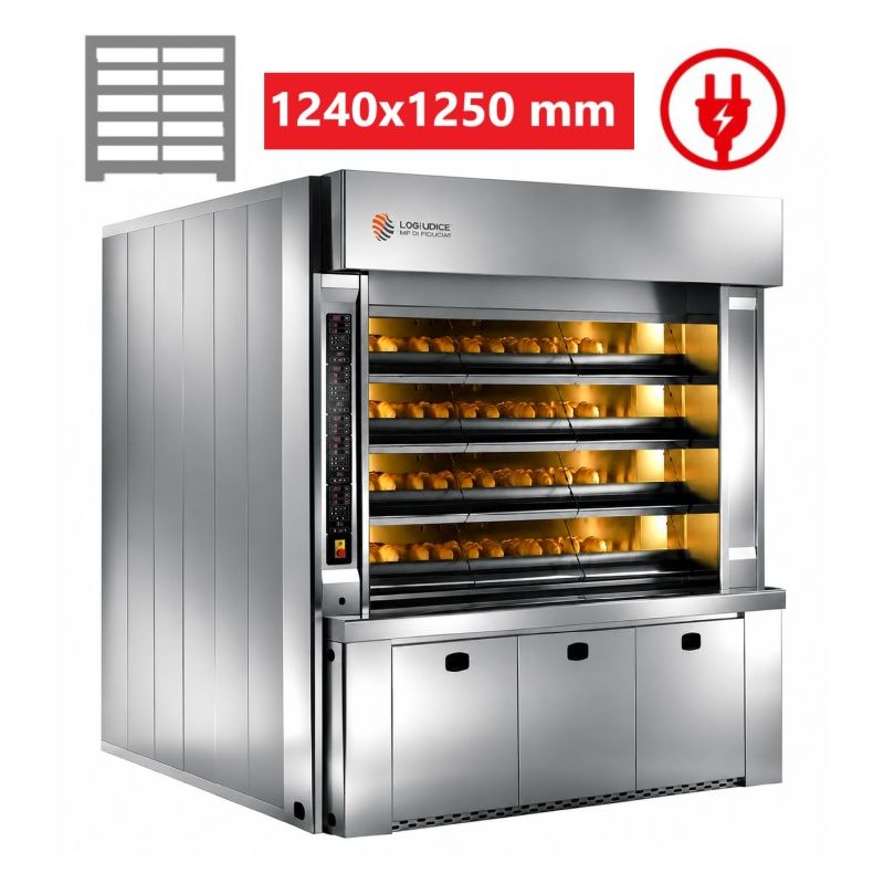 Four à sole électrique 5 étages 10 bouches de L124 x P125 ENERGY 62 LOGIUDICE FORNI