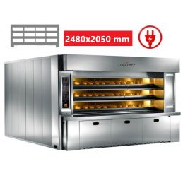 Four à sole électrique 3 étages 12 bouches de 62 - L248xP205 ENERGY 62 LOGIUDICE FORNI