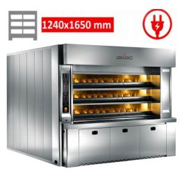 Four à sole 6 bouches électrique ENERGY 62 L124xH165 LOGIUDICE FORNI