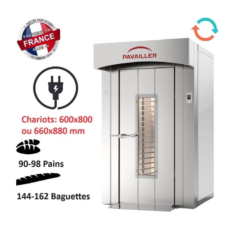 Four Rotatif électrique cristal 600x800 ou 660x800