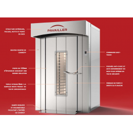 Four rotatif électrique cristal 800x800 ou 800x1000 PAVAILLER