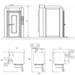 Four rotatif Gaz ou Fioul cristal 400x800 FM1 PAVAILLER