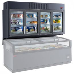 Vitrine supérieure surgelé pour conservateur panoramique CPN-25-R2B