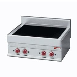 Cuisinière électrique vitrocéramique 4 foyers Top Alpha 650